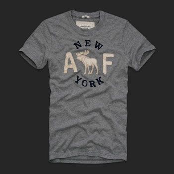 Abercrombie & Fitch - Camiseta Masculina - 5770